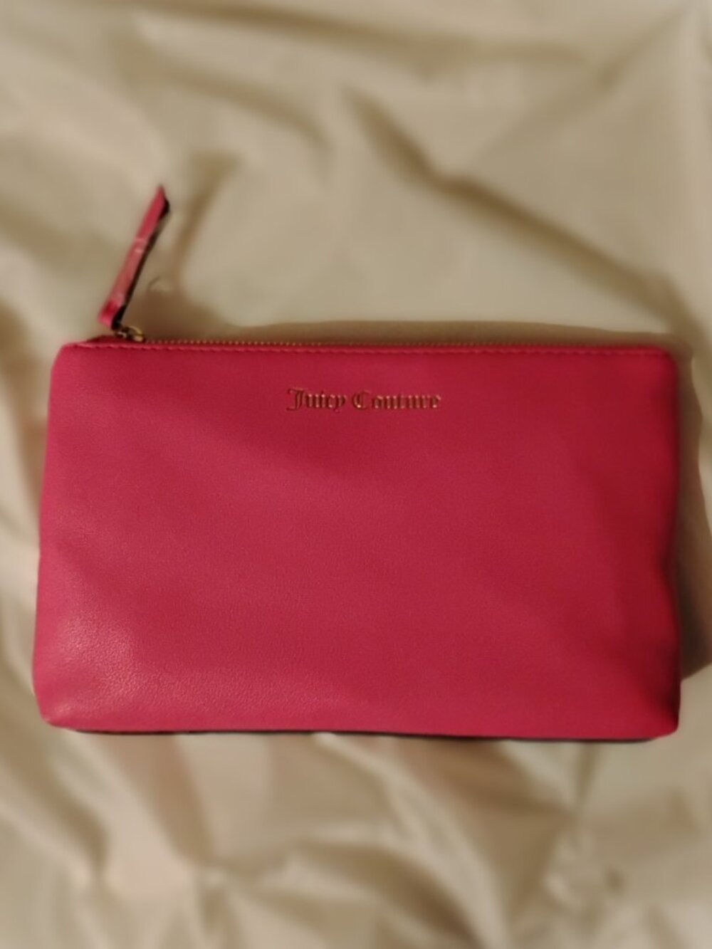 Juicy Couture Large Beachin Tote - Pink/Yellow/White/Clear w/Solid Pouch Set - Picture 13 of 15